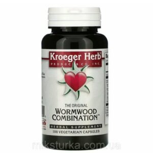 Антипаразитний засіб Iherb Kroeger Herb The Original Wormwood Combination, 100 капсул