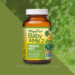 Комплекс вітамінів для вагітних і мам-годувальниць, Baby&Me 2 MegaFood, 60 пігулок