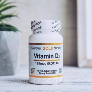 Вітамін D3 (Д3) Vitamin D3 5000, 90 капсул