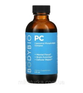 Головна сторінка – "Мікстурка" ✔ Вітаміни та косметика iHerb, доставка по Україні BodyBio PC, Фосфатидилхолін, ліпосомальний фосфоліпідний комплекс, 120мл