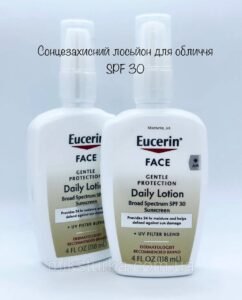 Головна сторінка – "Мікстурка" ✔ Вітаміни та косметика iHerb, доставка по Україні Сонцезахисний лосьйон для обличчя SPF 30 Eucerin 118 мл